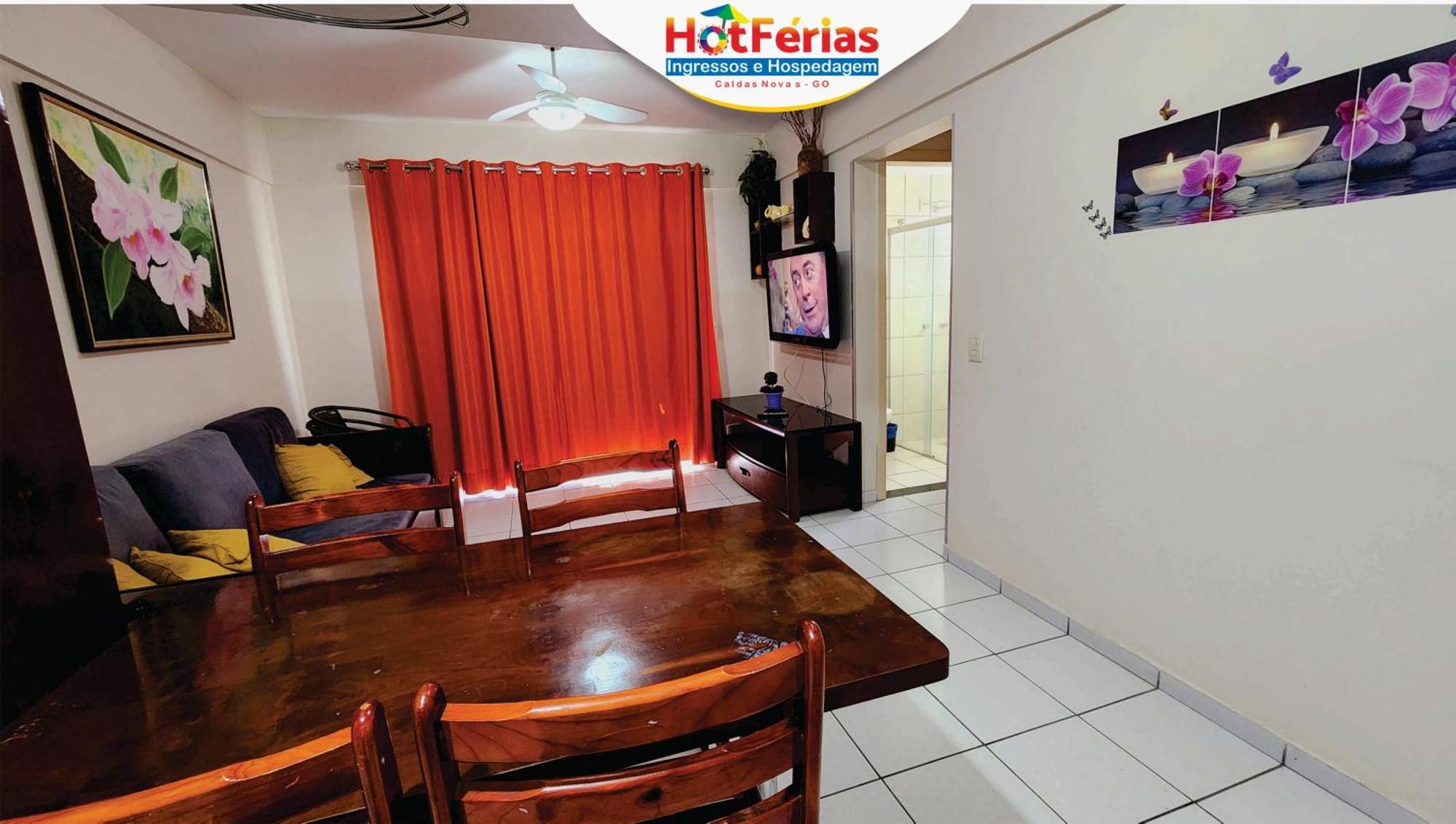 Flat Paradise, Piscinas Termais, Proximo Ao Centro - Hotferias Caldas Novas Exterior photo
