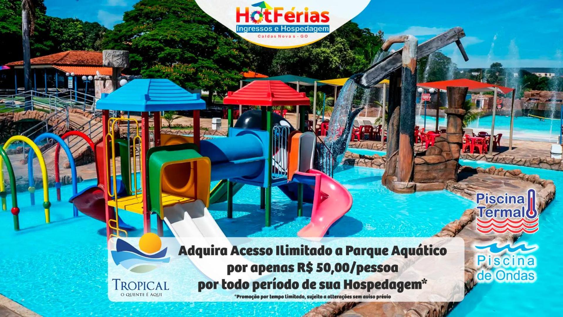 Flat Paradise, Piscinas Termais, Proximo Ao Centro - Hotferias Caldas Novas Exterior photo